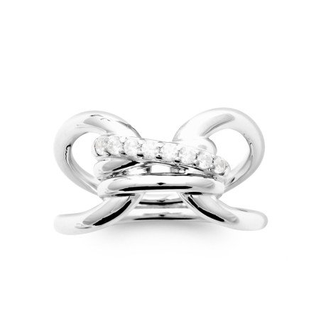 BAGUE ARGENT 925 RHODIE OZ