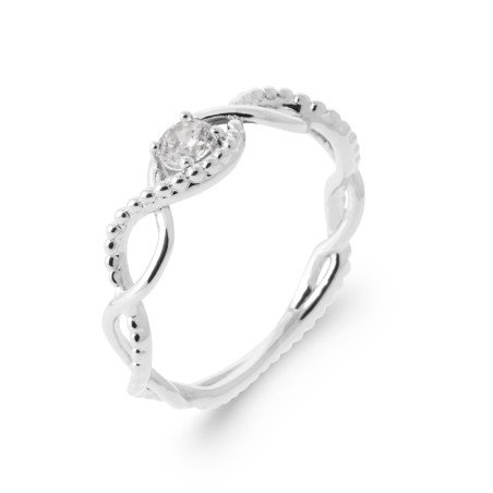 BAGUE ARGENT 925 RHODIE OZ