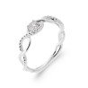 BAGUE ARGENT 925 RHODIE OZ