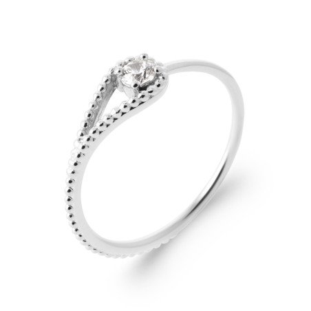 BAGUE ARGENT 925 RHODIE OZ