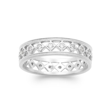 BAGUE ARGENT 925 RHODIE OZ