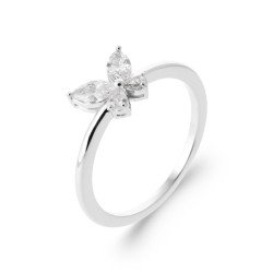 BAGUE ARGENT 925 RHODIE OZ