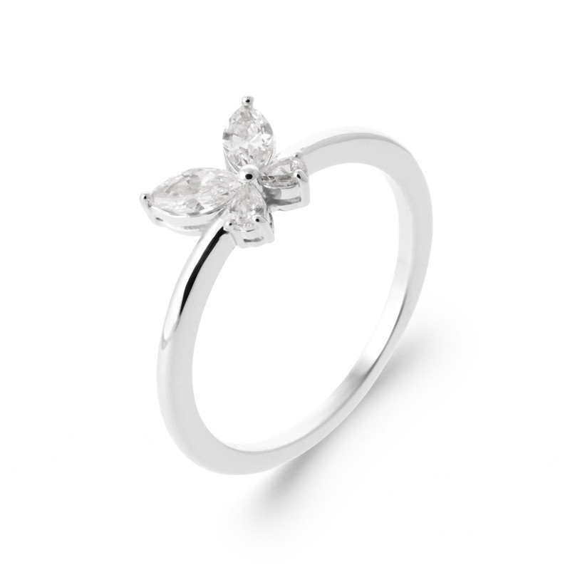 BAGUE ARGENT 925 RHODIE OZ