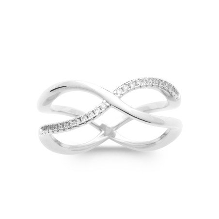 BAGUE ARGENT 925 RHODIE OZ
