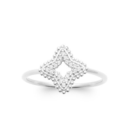 BAGUE ARGENT 925 RHODIE OZ