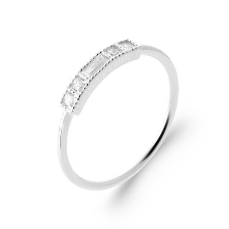 BAGUE ARGENT 925 RHODIE OZ