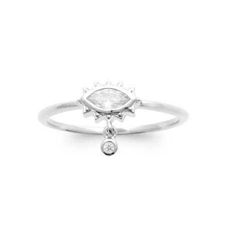 BAGUE ARGENT 925 RHODIE OZ
