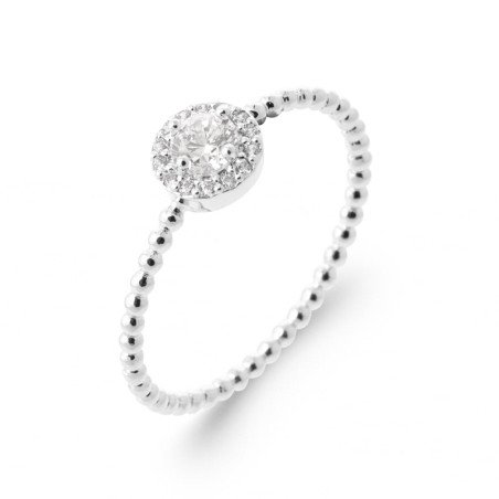 BAGUE ARGENT 925 RHODIE OZ