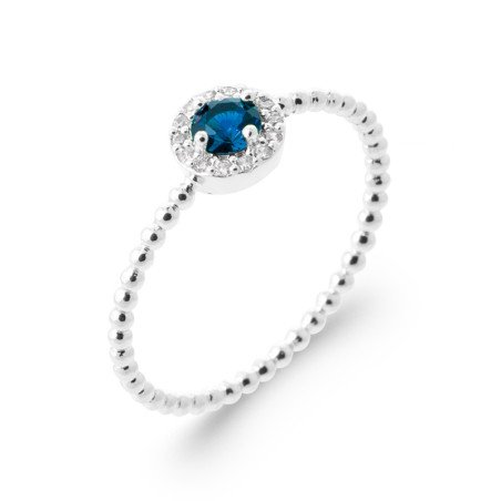 BAGUE ARGENT 925 RHODIE PS
