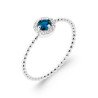 BAGUE ARGENT 925 RHODIE PS