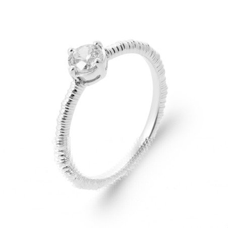 BAGUE ARGENT 925 RHODIE OZ