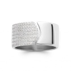 BAGUE ARGENT 925 RHODIE OZ