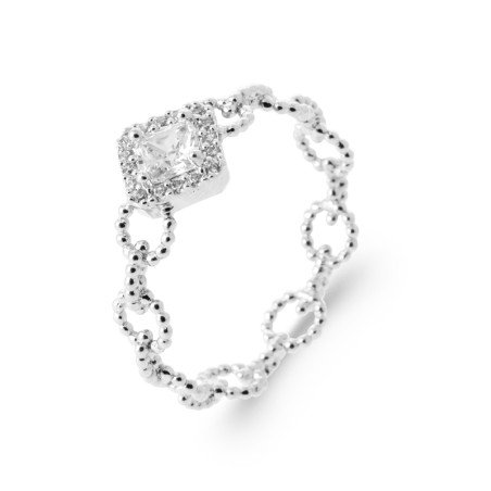 BAGUE ARGENT 925 RHODIE OZ