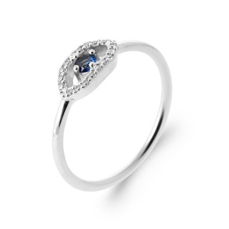 BAGUE ARGENT 925 RHODIE OZ PS