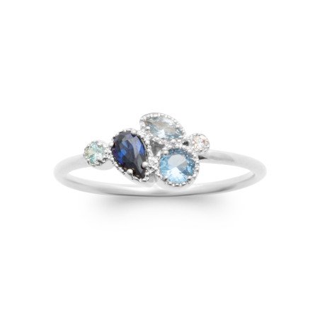 BAGUE ARGENT 925 RHODIE PS