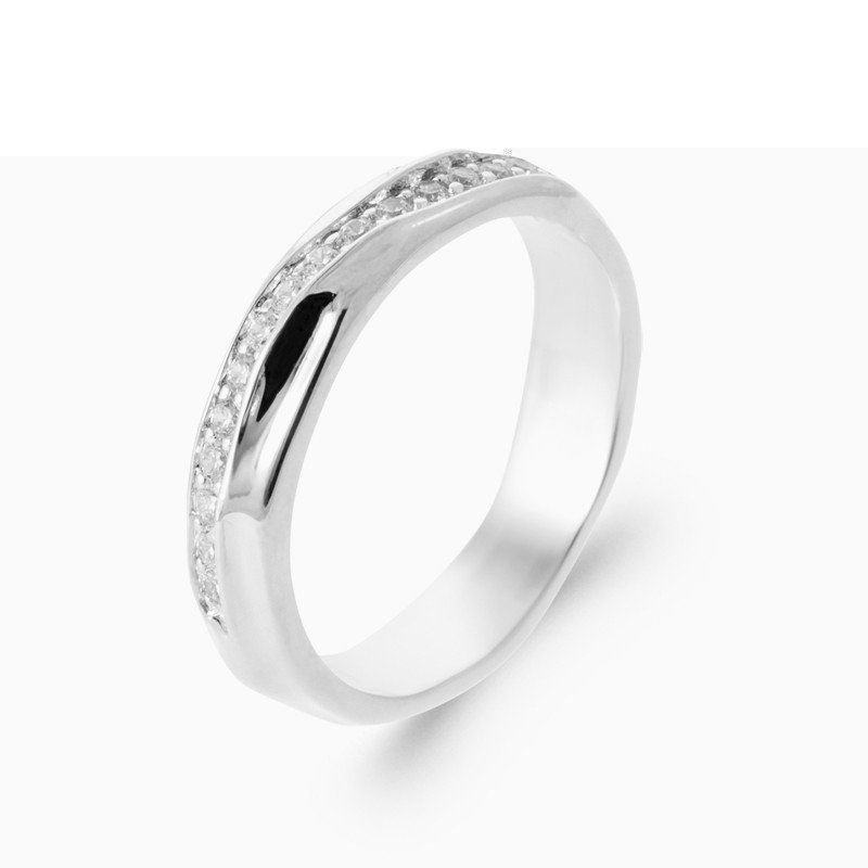 BAGUE ARGENT 925 RHODIE OZ