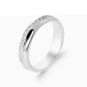 BAGUE ARGENT 925 RHODIE OZ