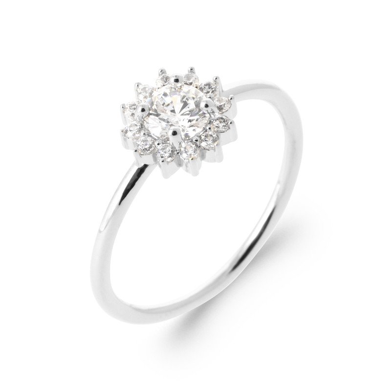 BAGUE ARGENT 925 RHODIE OZ