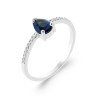BAGUE ARGENT 925 RHODIE PS