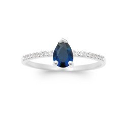 BAGUE ARGENT 925 RHODIE PS