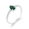 BAGUE ARGENT 925 RHODIE PS