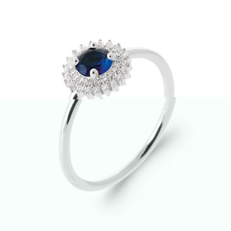 BAGUE ARGENT 925 RHODIE OZ PS
