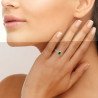 BAGUE ARGENT 925 RHODIE OZ PS