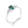 BAGUE ARGENT 925 RHODIE OZ PS