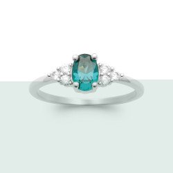BAGUE ARGENT 925 RHODIE OZ PS