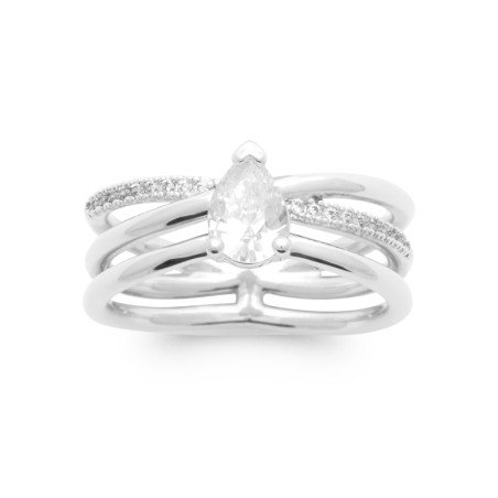 BAGUE ARGENT 925 RHODIE OZ