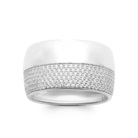 BAGUE ARGENT 925 RHODIE OZ