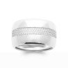 BAGUE ARGENT 925 RHODIE OZ