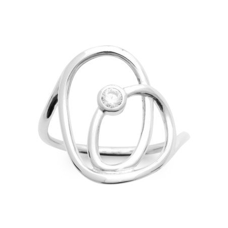 BAGUE ARGENT 925 RHODIE OZ