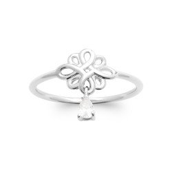 BAGUE ARGENT 925 RHODIE OZ