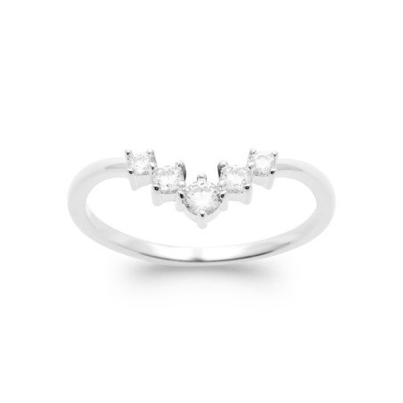 BAGUE ARGENT 925 RHODIE OZ