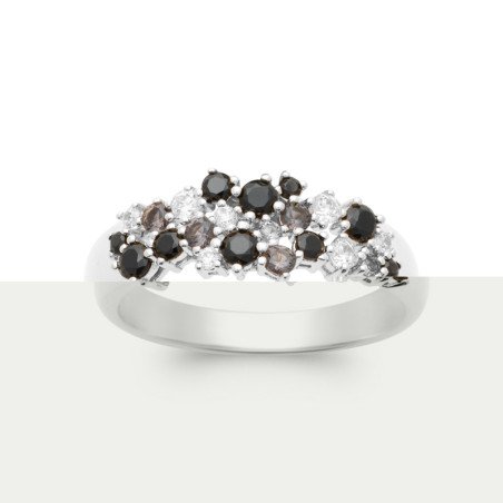 BAGUE ARGENT 925 RHODIE OZ PS