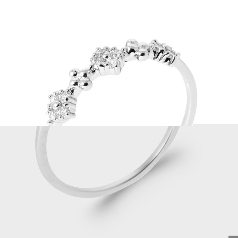 BAGUE ARGENT 925 RHODIE OZ
