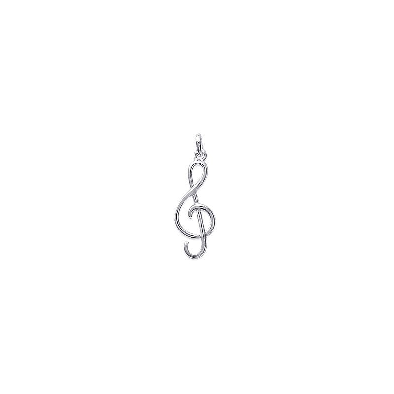 Pendentif Clé de Sol Argent 925