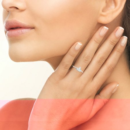 BAGUE ARGENT 925 RHODIE OZ