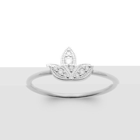 BAGUE ARGENT 925 RHODIE OZ