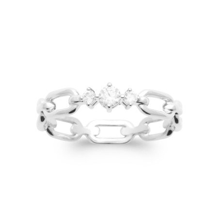 BAGUE ARGENT 925 RHODIE OZ