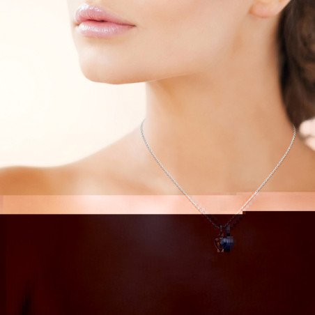 Pendentif Cœur Brillant Argent 925