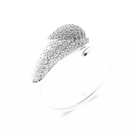 BAGUE ARGENT 925 RHODIE OZ