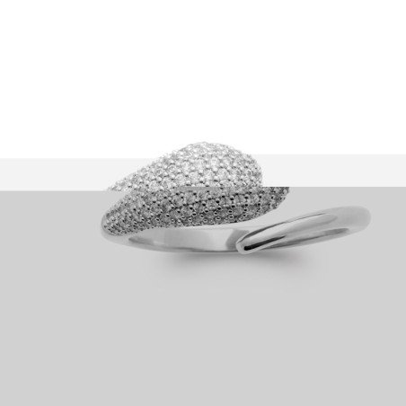 BAGUE ARGENT 925 RHODIE OZ