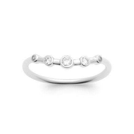 BAGUE ARGENT 925 RHODIE OZ