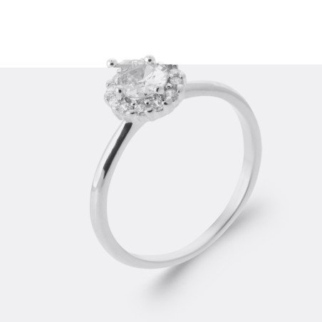 BAGUE ARGENT 925 RHODIE OZ