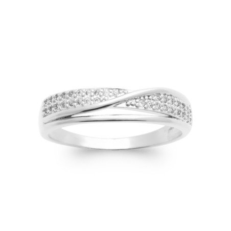 BAGUE ARGENT 925 RHODIE OZ