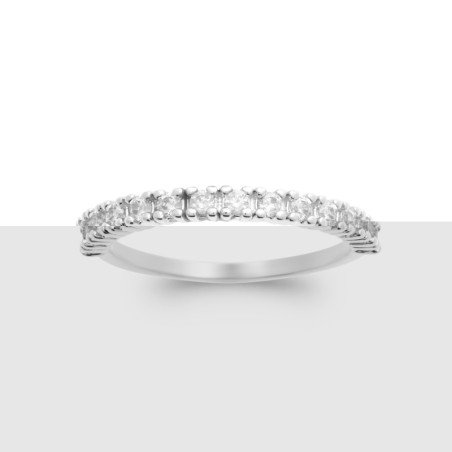 BAGUE ARGENT 925 RHODIE OZ