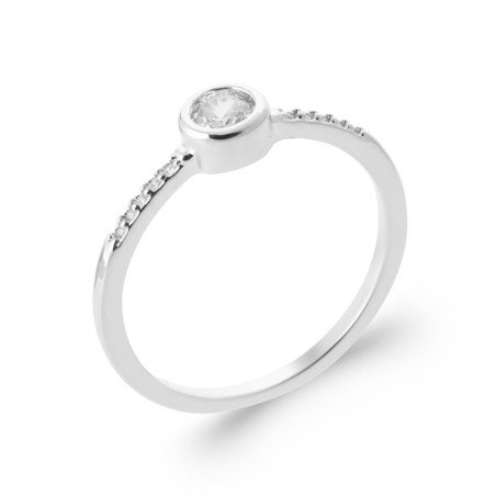 BAGUE ARGENT 925 RHODIE OZ