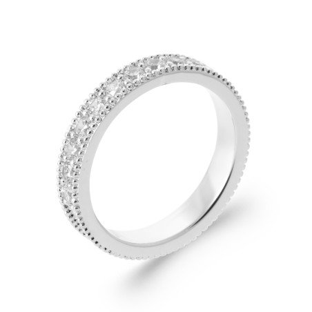 BAGUE ARGENT 925 RHODIE OZ